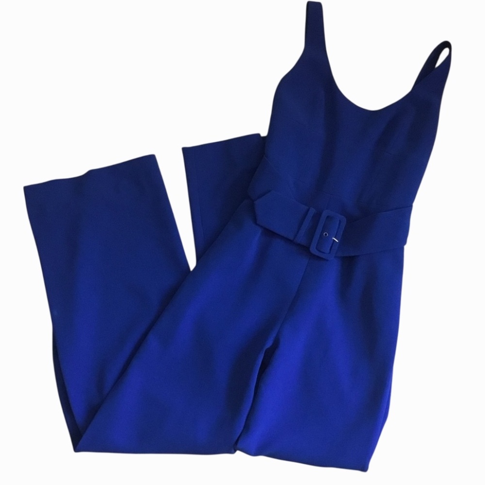 Jonathan Simkhai Belted Wide Leg Jumpsuit - Picture 4 of 16